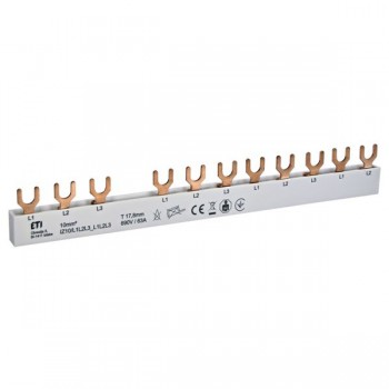 Busbar L1L2L3_L1L2L3 12M 63A furca 10mmp 2921277 ETI
