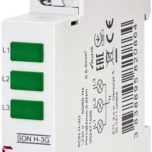 Lampă semnalizare 230V 3 x verde ETI 2471556