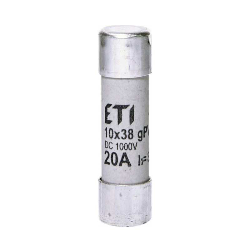 Siguranta cilindrica c.c. 10X38 20A/1000V gPV, ETI 002625085