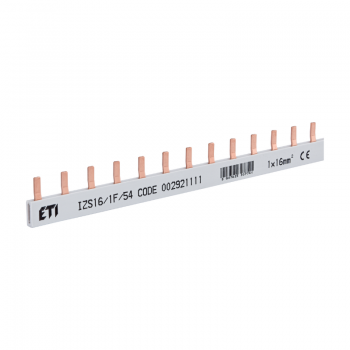 Busbar 1P 54M 100A 16mmp tip pin ETI 002921111
