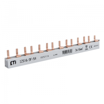 Busbar 3P 54M 100A 16mmp ETI 002921114