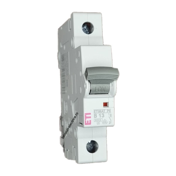Siguranta automata 1P 13A Curba B 6kA, ETI-P6 1900009