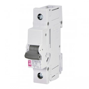 Siguranta automata 1P 16A Curba B 6kA, ETI-P6 1900010