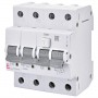 Siguranta automata diferentiala RCBO 3P+N  B-32A/100mA tip A KZS-4M 002174407 ETI