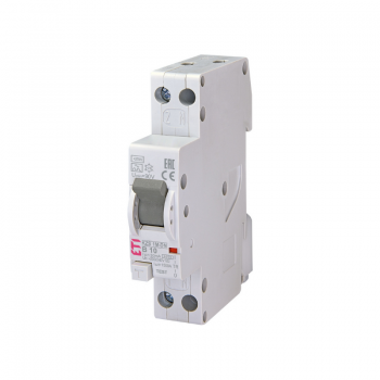Siguranta automata diferentiala RCBO 1P+N B-10A/30mA tip A KZS-1M 002175142 ETI
