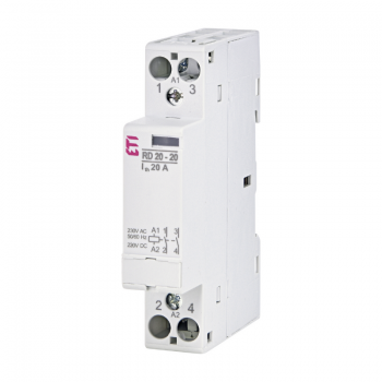 Contactor modular 20A R20-20-230V, ETI 002464004