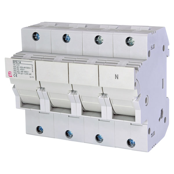 Separator port fuzibil 3P+N 50A 14x51 EFD14 , ETI 002560005