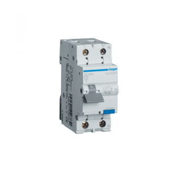 Siguranta automata diferentiala RCBO 1P+N B-16A/30mA tip AC AD816J Hager