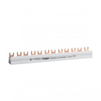 Busbar bipolar 12M 63A KDN263A Hager