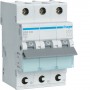 Siguranta automata 3P, 40A, 6kA, curba B, Hager MBS340  quick connect