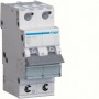 Siguranta automata 1P+N, 2M, 10A, 6kA, curba B, Hager MBS510  quick connect