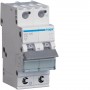 Siguranta automata 1P+N, 2M, 20A, 6kA, curba B, Hager MBS520  quick connect