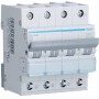 Siguranta automata 3P+N, 25A, 6kA, curba B, Hager MBS625  quick connect