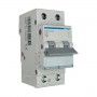 Siguranta automata 1P+N, 2M, 25A, 6kA, curba B, Hager MBS525  quick connect