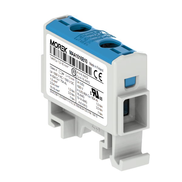 Clema derivatie 1.5-16mmp Al/Cu albastru MAA1016B10 Morek