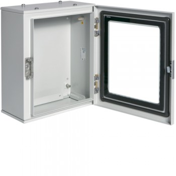 Tablou metalic IP65 24M 350x300x160, ușă transparenta, FL154A Hager