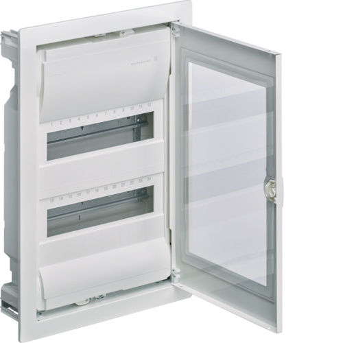 Tablou Volta 24 module montaj incastrat usa transparenta VU24NG Hager