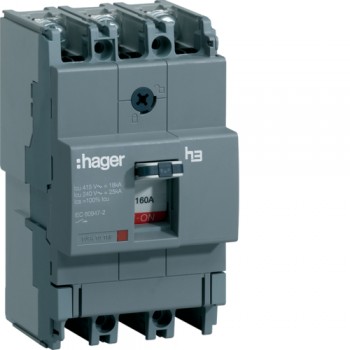 Intrerupator tip USOL 160A 3P 18kA HDA160L HAGER