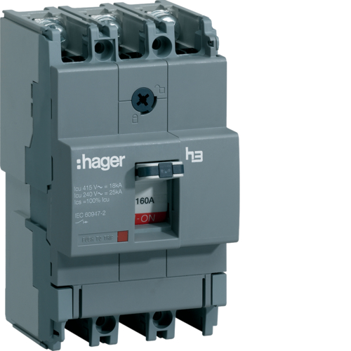 Intrerupator tip USOL 160A 3P 18kA HDA160L HAGER