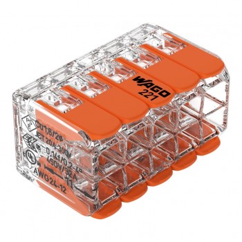 Clema Wago 10 poli cablu litat, cod 221-420
