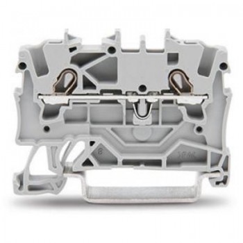 Clema sir 2.5 mmp gri 2002-1201 2 cond. cage clamp Wago