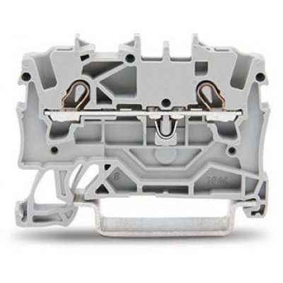 Clema sir 2.5 mmp gri 2002-1201 2 cond. cage clamp Wago