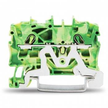 Clema sir 2.5 mmp verde-galben 2002-1207 2 cond. cage clamp Wago