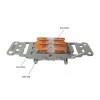 Adaptor de montaj gri 6mm Wago 209-120