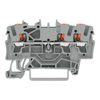 Clema sir 2.5mmp gri 2202-1301 3 cond. cage clamp  Wago