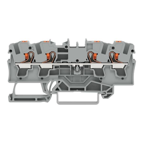 Clema sir 4 mmp gri 2204-1401 4 cond. cage clamp Wago